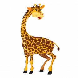 Giraffe clipart jungle safari baby shower instant download - ClipartPost