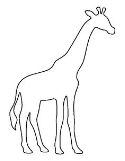 Free Outline Giraffe Cliparts, Download Free Clip Art, Free Clip Art ...