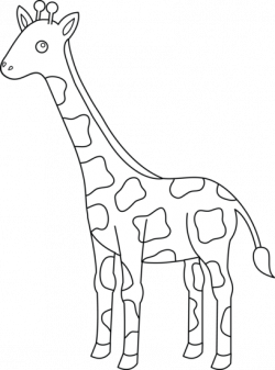 Free Outline Giraffe Cliparts, Download Free Clip Art, Free Clip Art ...