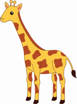 Simple giraffe outline cute giraffe clipart applique | Giraffes ...