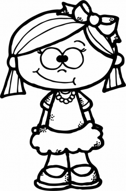 Baby Girl Clipart Black And White | Free download best Baby Girl ...