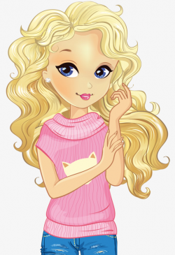 Blonde Girl Clipart Png & Free Clip Art Images #23018 - Clipartimage.com