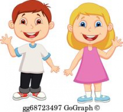 Boy Girl Clip Art - Royalty Free - GoGraph