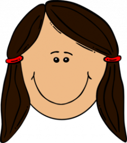 Girl Brown Hair Clip Art at Clker.com - vector clip art online ...