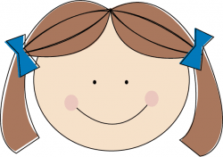 Girl clip art with brown hair | Clipart Panda - Free Clipart Images