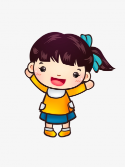 Cartoon Little Girl, Cartoon Clipart, Little Girl, Cartoon PNG ...