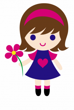 Cute Girl Clipart Clip Art - Little Girl Clipart Free PNG Images ...