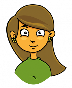 Girl face clipart free images - ClipartAndScrap