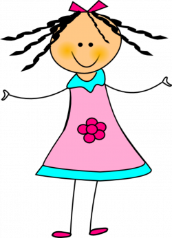 Happy Girl Clip Art at Clker.com - vector clip art online, royalty ...