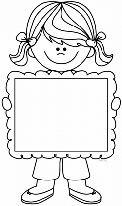 Girl Clip Art Black And White | Clipart Panda - Free Clipart Images