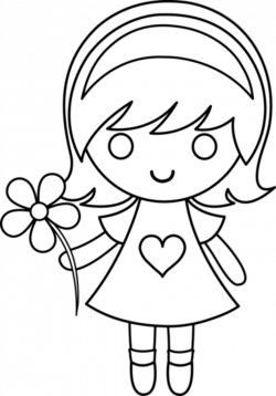 Free Girl Outline Cliparts, Download Free Clip Art, Free Clip Art on ...