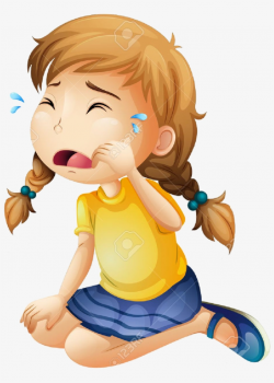 Boy Sad Png Black And White - Girl Crying Clipart - Free Transparent ...