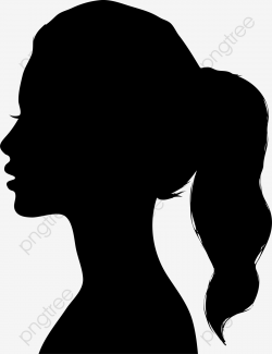 Woman Silhouette Material, Woman Clipart, Silhouette, Girl ...