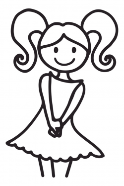 Free Stick Girl, Download Free Clip Art, Free Clip Art on Clipart ...