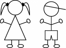 Girl clipart stick figure free images 3 - Cliparting.com