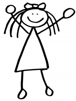 Girl clipart stick figure free images - Cliparting.com