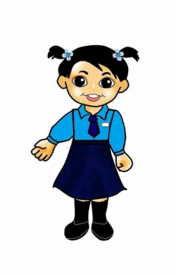 girl with school uniform | doodle clip art | Disney characters ...
