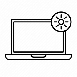 \'Computer Interface - Outline\' by AB Design