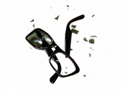 Broken Sun Glasses - Cobra Starship Middle Finger Free PNG ...