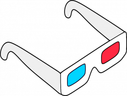 Anaglyph Glasses colored vector clipart image - Free stock ...
