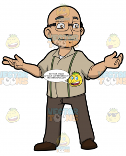 A Bald Man With Glasses