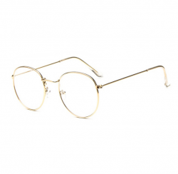 Round Transparent Glasses