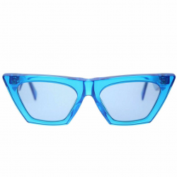 Céline Transparent Blue Edge Cl41468 200486geg 51ku Cat Eye Sunglasses 46%  off retail