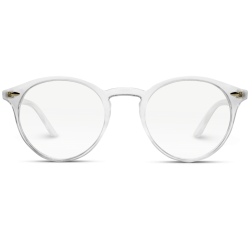 Ainsley Transparent Round Clear Frame Glasses - Clear Optical Glasses