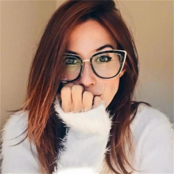 Fashion Spectacles Transparent Frame Glasses Brand Designer Cat Eye Glasses  Clear Lens Classic Eyeglasses Frames