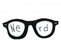 Nerd glasses overlay shared by @theawkotaco on We Heart It