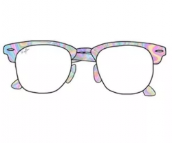 glasses in 2019 | Tumblr drawings, Tumblr transparents ...
