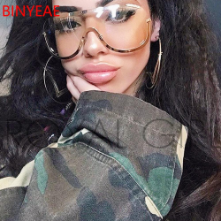 Oversized Shield Clear Sunglasses Women Big Brand Vintage Transparent  Eyewear Metal Frame Sun Glasses Tint Color Eyeglasses Men Sunglasses At  Night ...