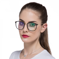 2018 Oversize Glasses Frame Women Transparent Lens Big Eyeglass Tr90 Metal  Eyewear Vintage Spectacles Black Oculos Glasses Frame - Buy Glasses ...