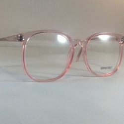 Vintage Pink Eyeglass Frames - Oversized Eyeglasses - Light ...