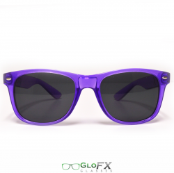 GloFX Regular Sunglasses - Transparent Purple