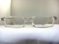 Crystal Clear SOHO 56 Rectangular Eyeglass Frame