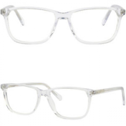 Details about Clear Men Women Acetate Frames Light Transparent Glasses  Spring Hinges Rectangle