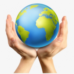 Earth In Hand Png Image Background - Globe With Hands Png ...