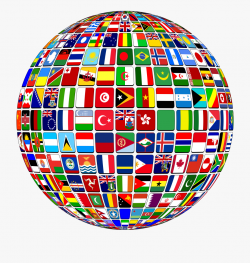 International Globe Clipart Clipartxtras - Flags Of The ...