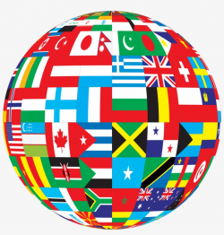 International Globe Clipart - Globe With Flags Icon - Free ...