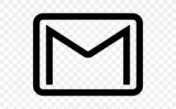 Gmail Logo Email, PNG, 512x512px, Gmail, Area, Black, Black ...