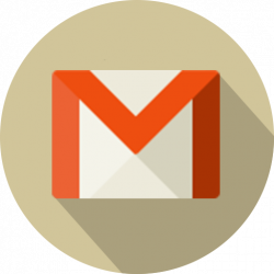 Circle, email, gmail, logo, mail, material icon