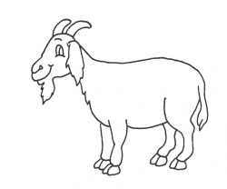 Kid goat clipart black and white 7 » Clipart Station