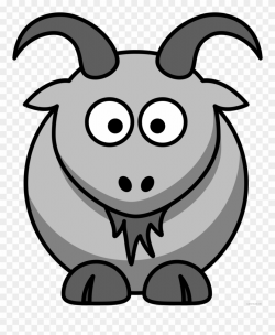 Goat Clipart Black And White Goat Clipart Gaot Goat - Cartoon ...