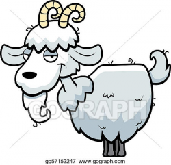Vector Art - Mountain goat. EPS clipart gg57153247 - GoGraph