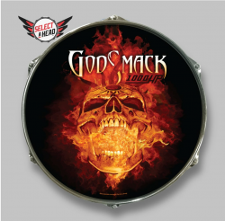 Godsmack Flaming Skull