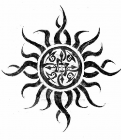 logo) Godsmack · Sun TattoosMaori ... | Sun tattoo tribal ...