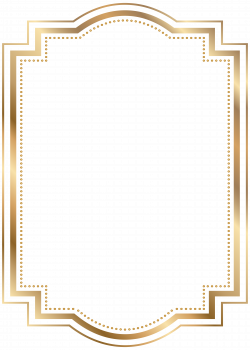 Border Frame Gold Transparent Clip Art | Gallery ...