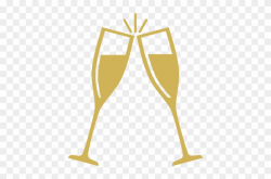 Lavo - Gold Champagne Glasses Clipart - Free Transparent PNG ...