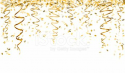 Falling Gold Confetti stock vectors - Clipart.me